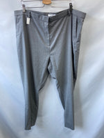 M&S. Pantalones grises pinza T.52