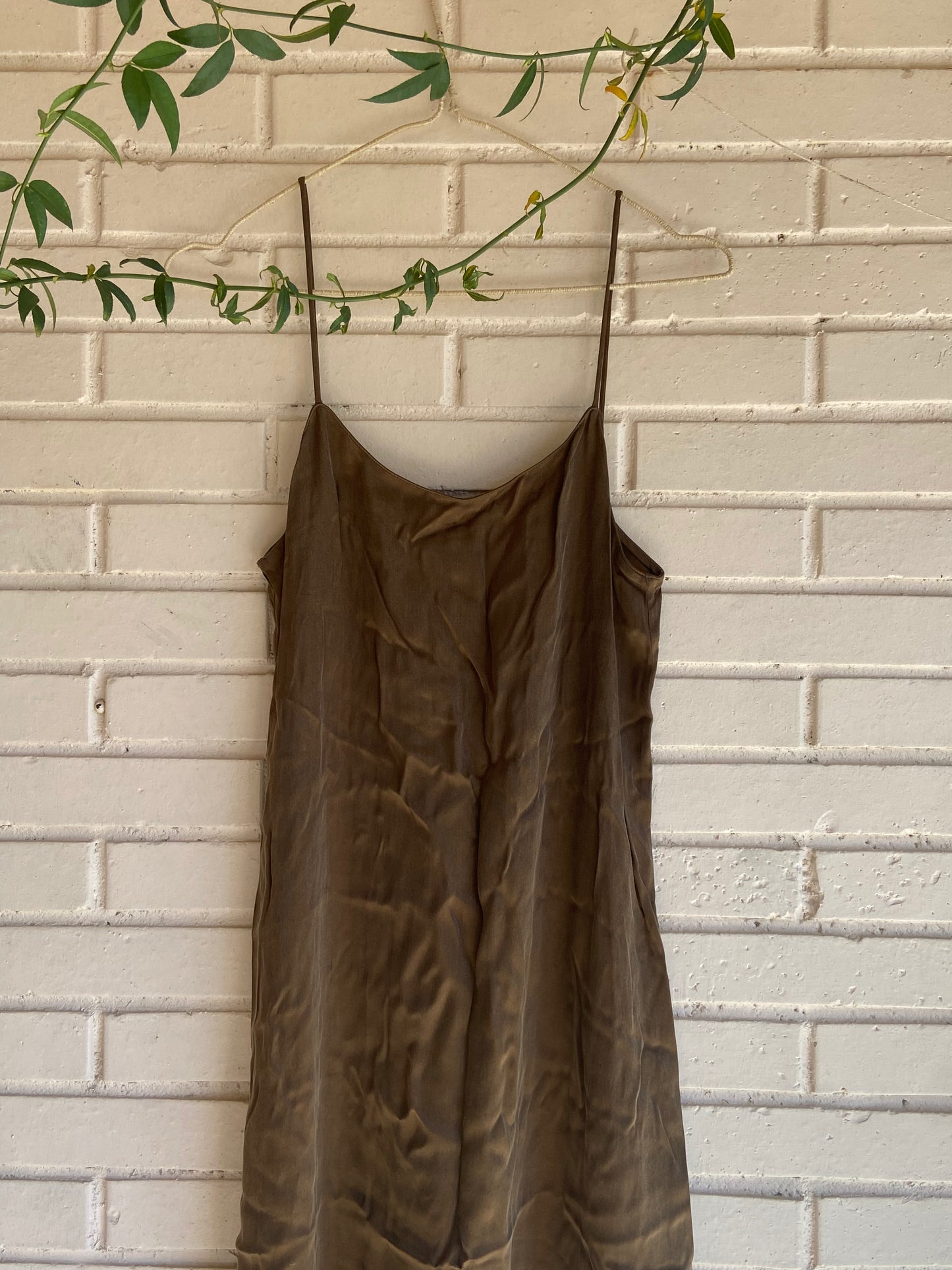 ALTER MADE. Vestido largo marrón T.s(tara)