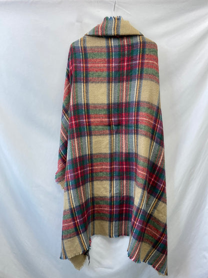 ZARA.Bufanda cuadros oversized