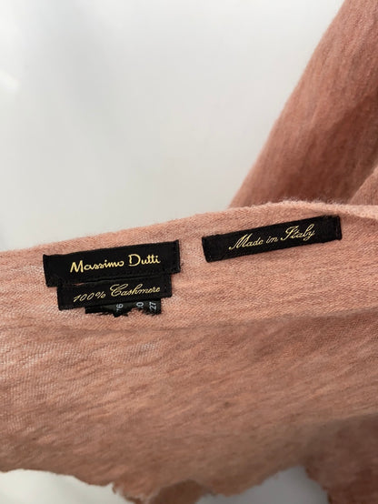 MASSIMO DUTTI.Bufanda rosita 100% cashemere