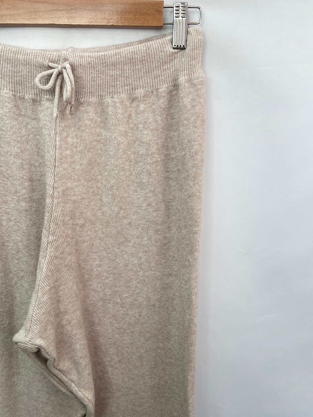 OTRAS.Pantalones punto beiges TU(M)