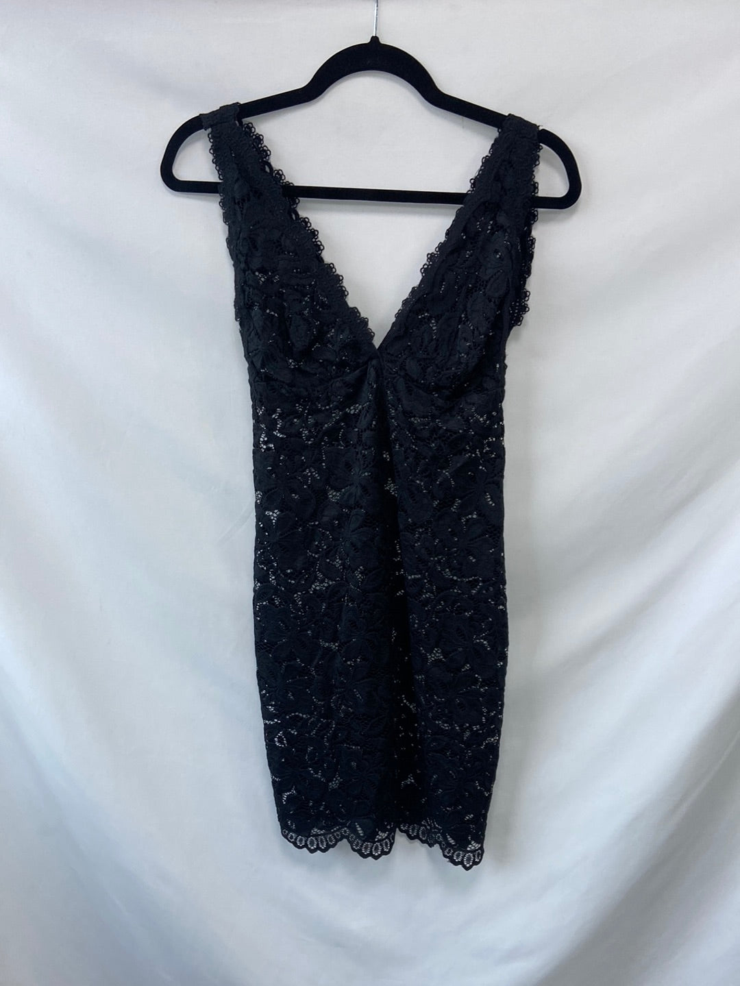 OTRAS.Vestido corto encaje TU(s)