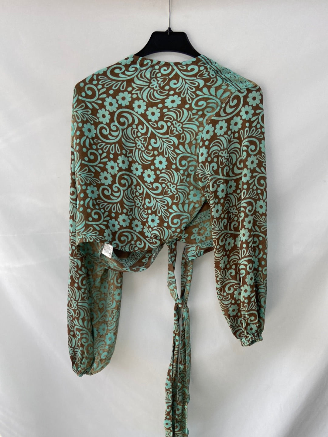 B&B.Blusa seda cruzada TU(s/m)