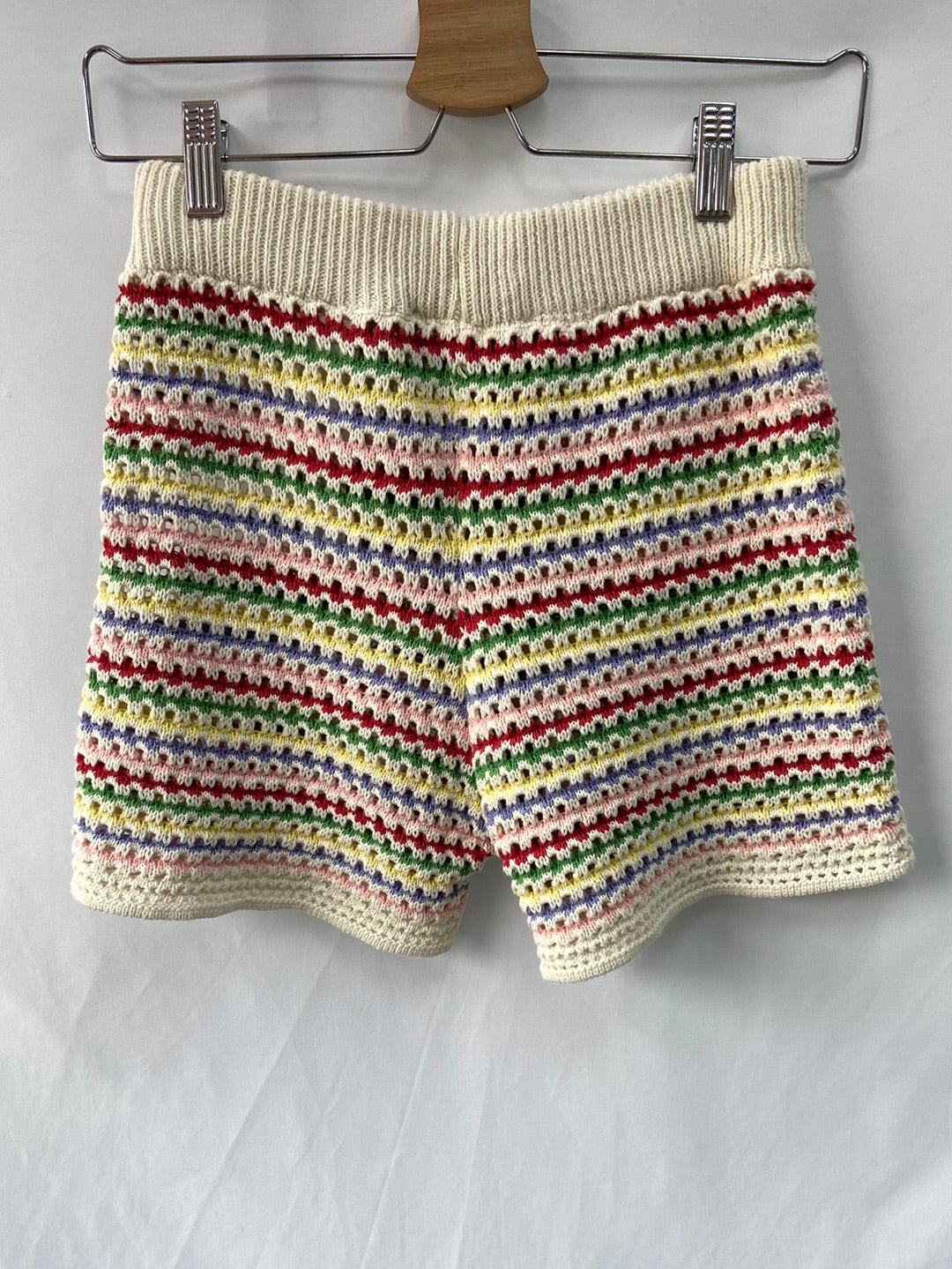 ZARA.Shorts punto croché T.M