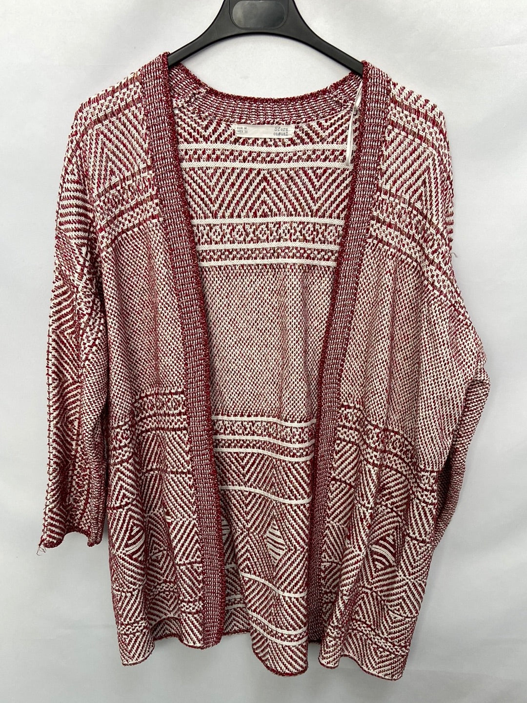 LEFTIES. Cardigan burdeos T.M