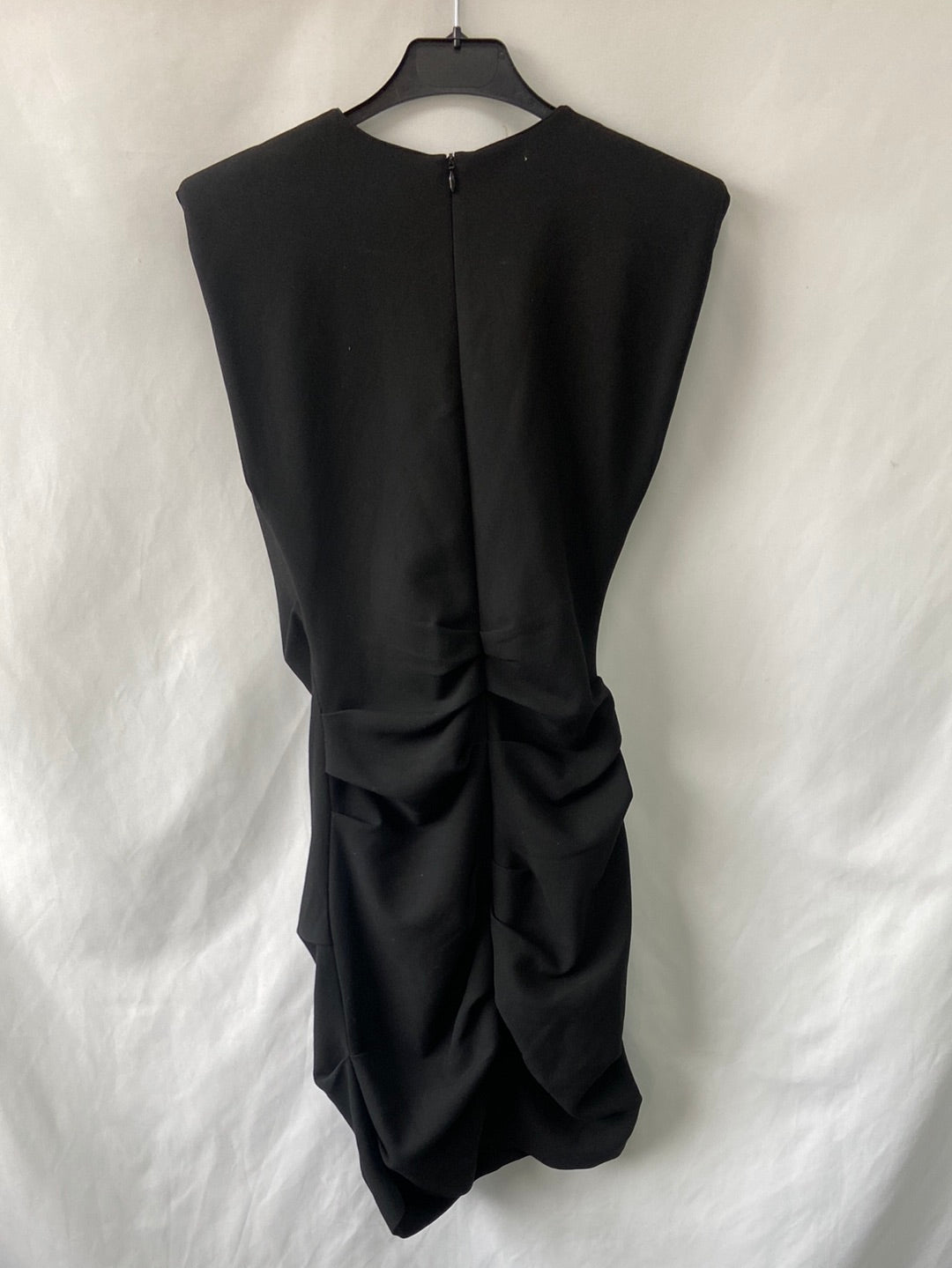 ZARA.Vestido midi fruncido T.S