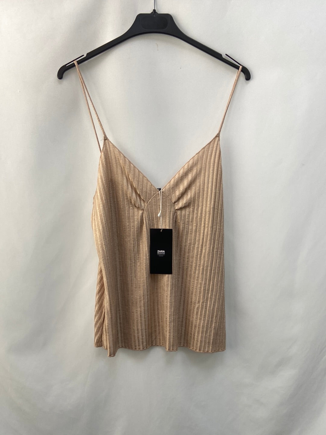 ZARA. Beige knit top TM
