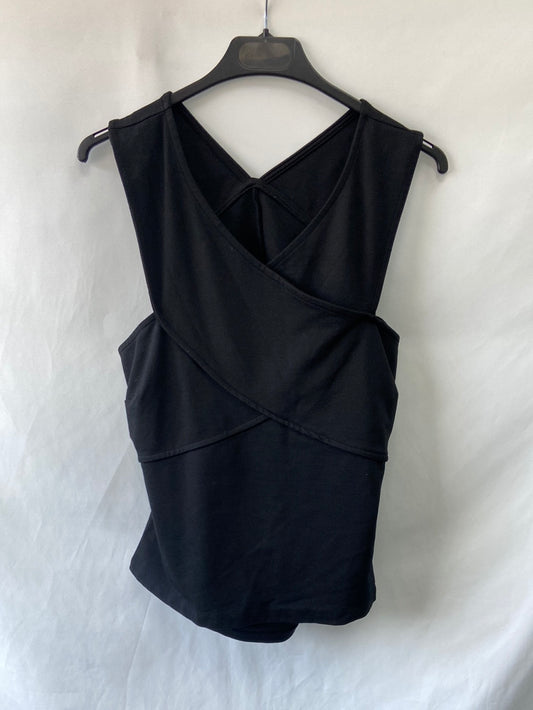 OTRAS.Top negro espalda descubierta T.M