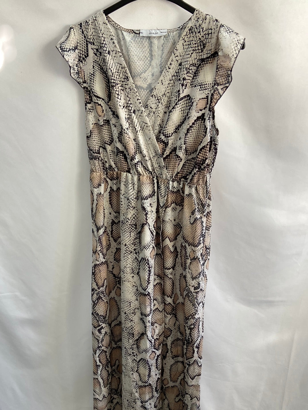SENSE.Vestido largo serpiente T.M