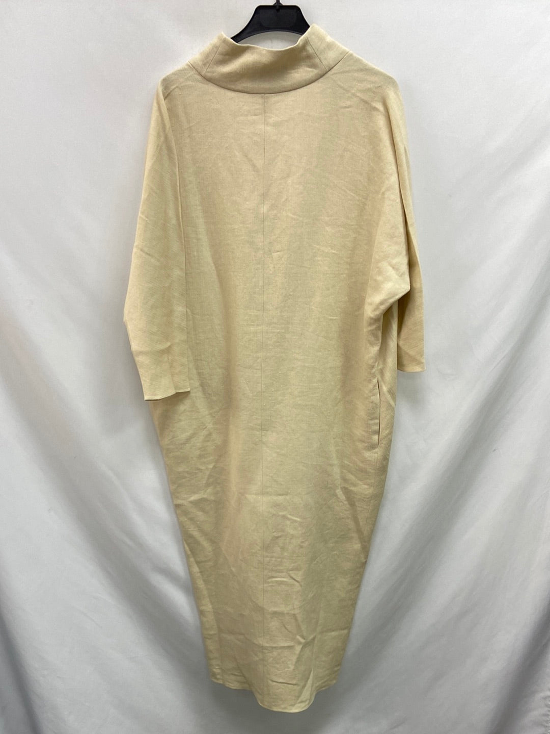 CORTANA. Long beige linen dress size 38