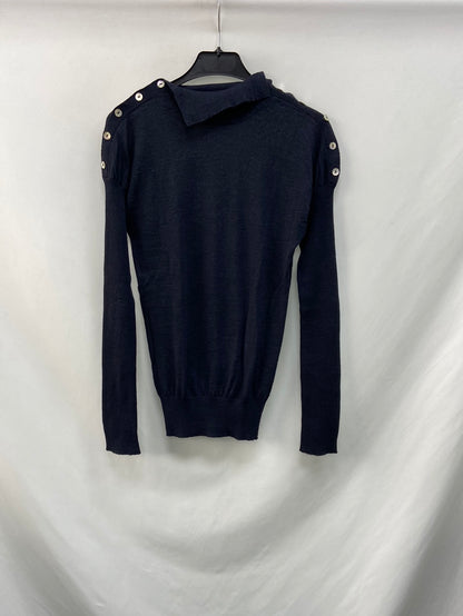 PLAYLIFE.Jersey punto azul T.S