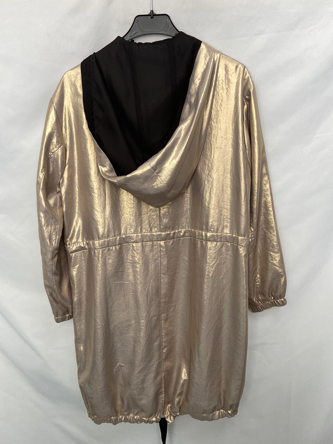 TOPSHOP. Gold Windbreaker Jacket Tm