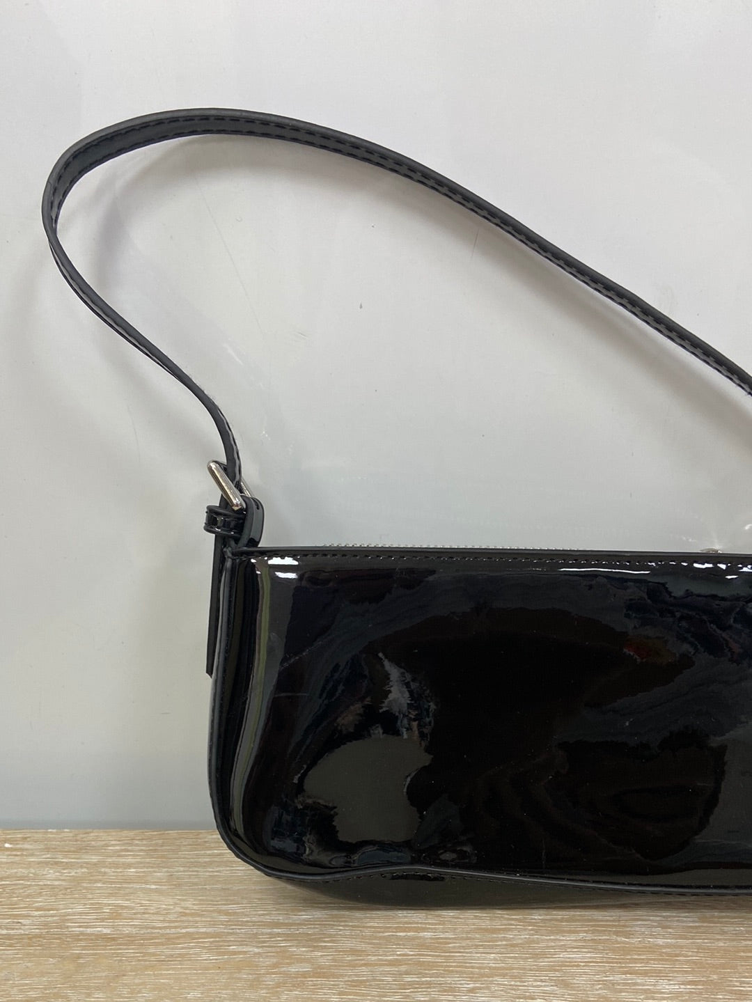 MANGO.Bolso mini charol