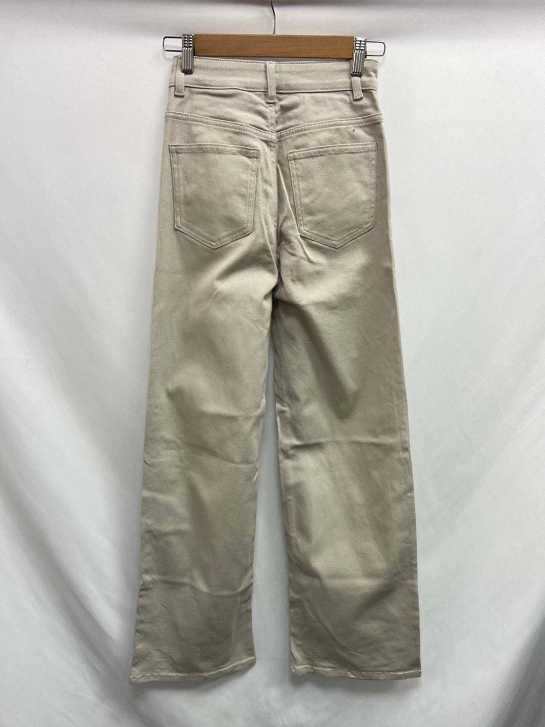 H&amp;M. Wide-leg grey trousers size 34