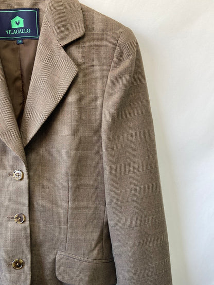 VILAGALLO.Blazer clásica para de gallo T.36