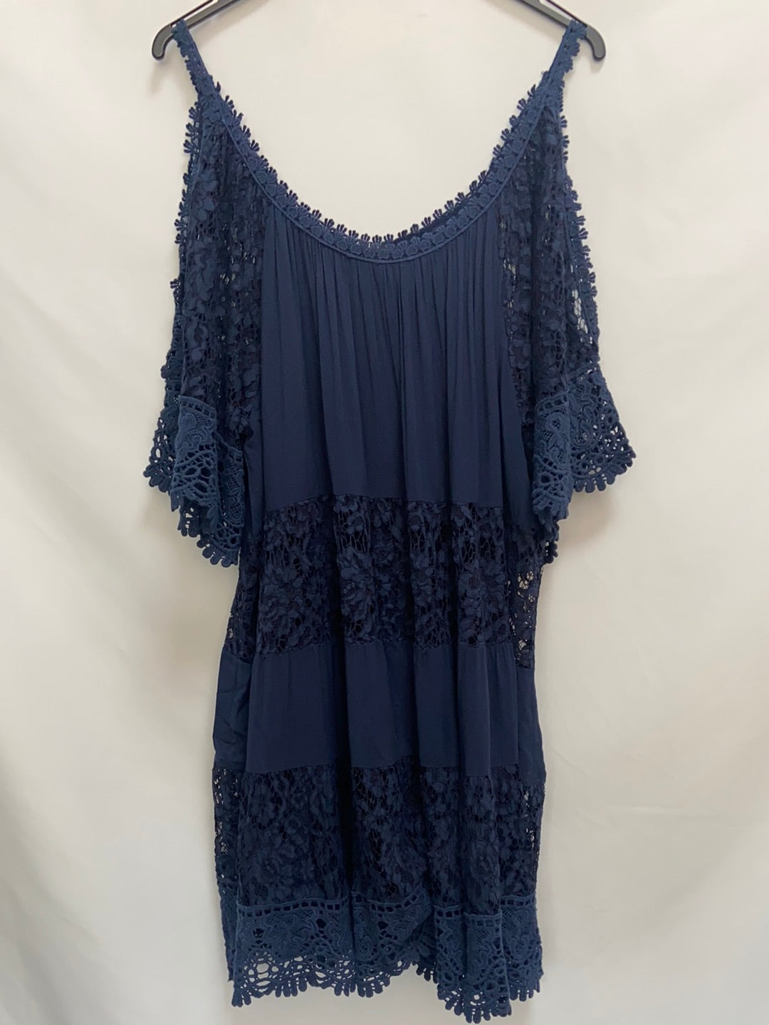 GUESS. Double textured blue dress S.42 – Hibuy market