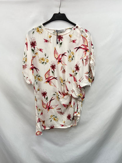 ZARA. Gathered blouse Tm