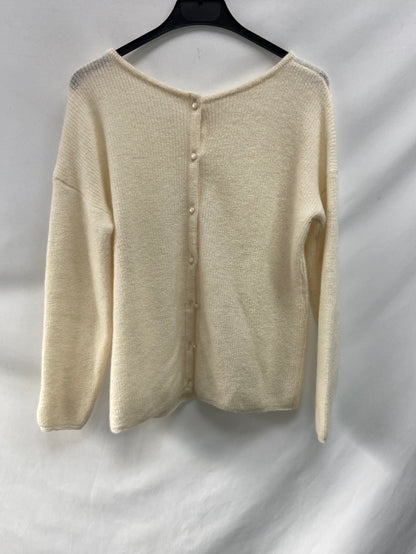 SEZANE. Beige buttoned sweater Ts /m (Tara)