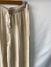 SHEIN.Pantalones de Lino beiges T.M