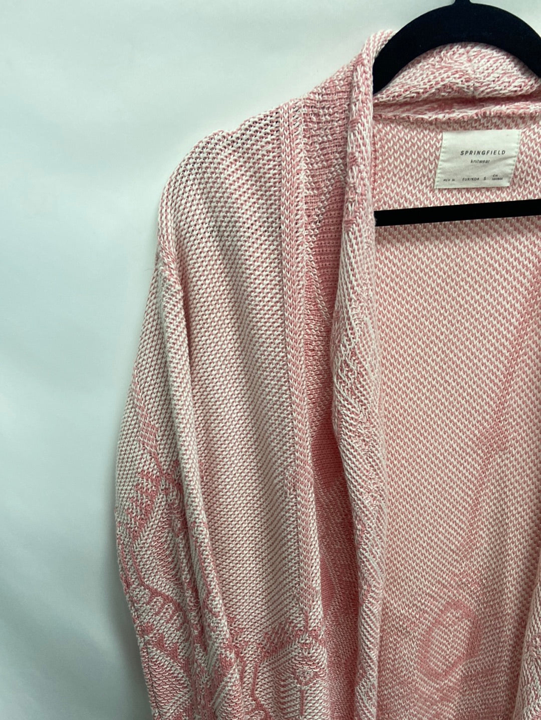 SPRINGFIELD.Pink knit TS cardigan