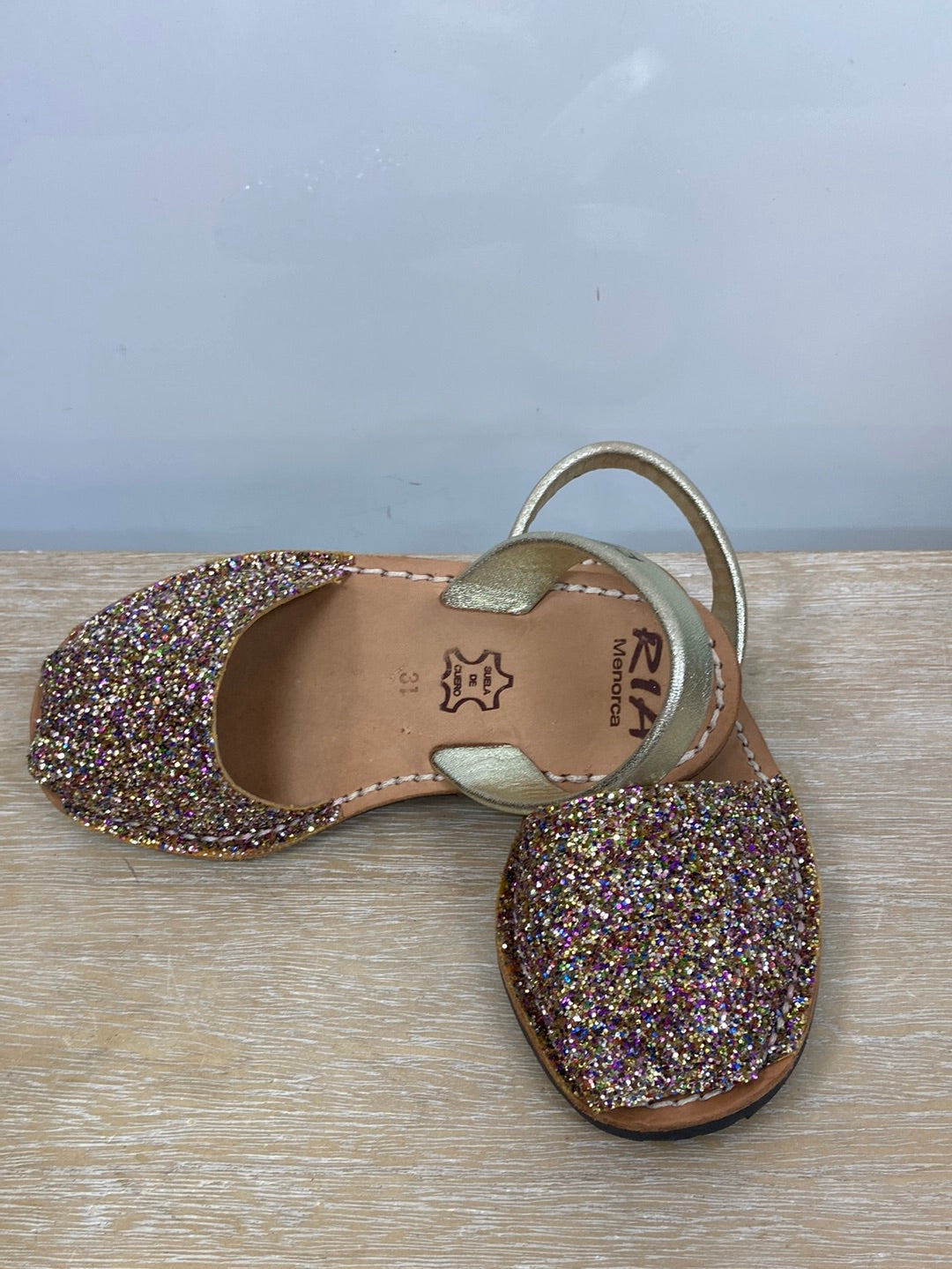 RIA MENORCA.Menorquinas purpurina T.31