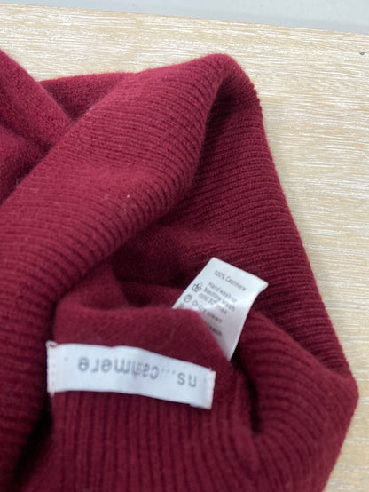 NS CASHMERE. Gorro burdeos de cashmere TU