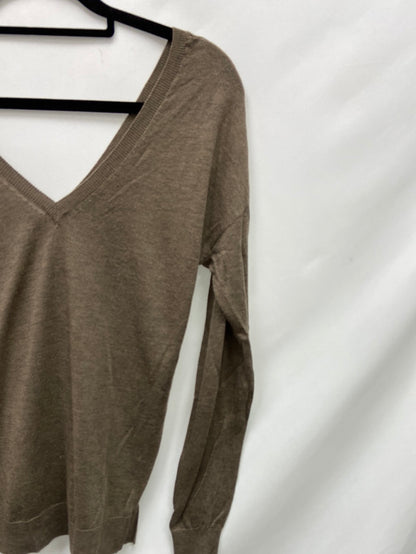 ZARA.Jersey punto beige T.S