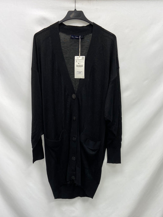 ZARA.Cárdigan fino largo T.S