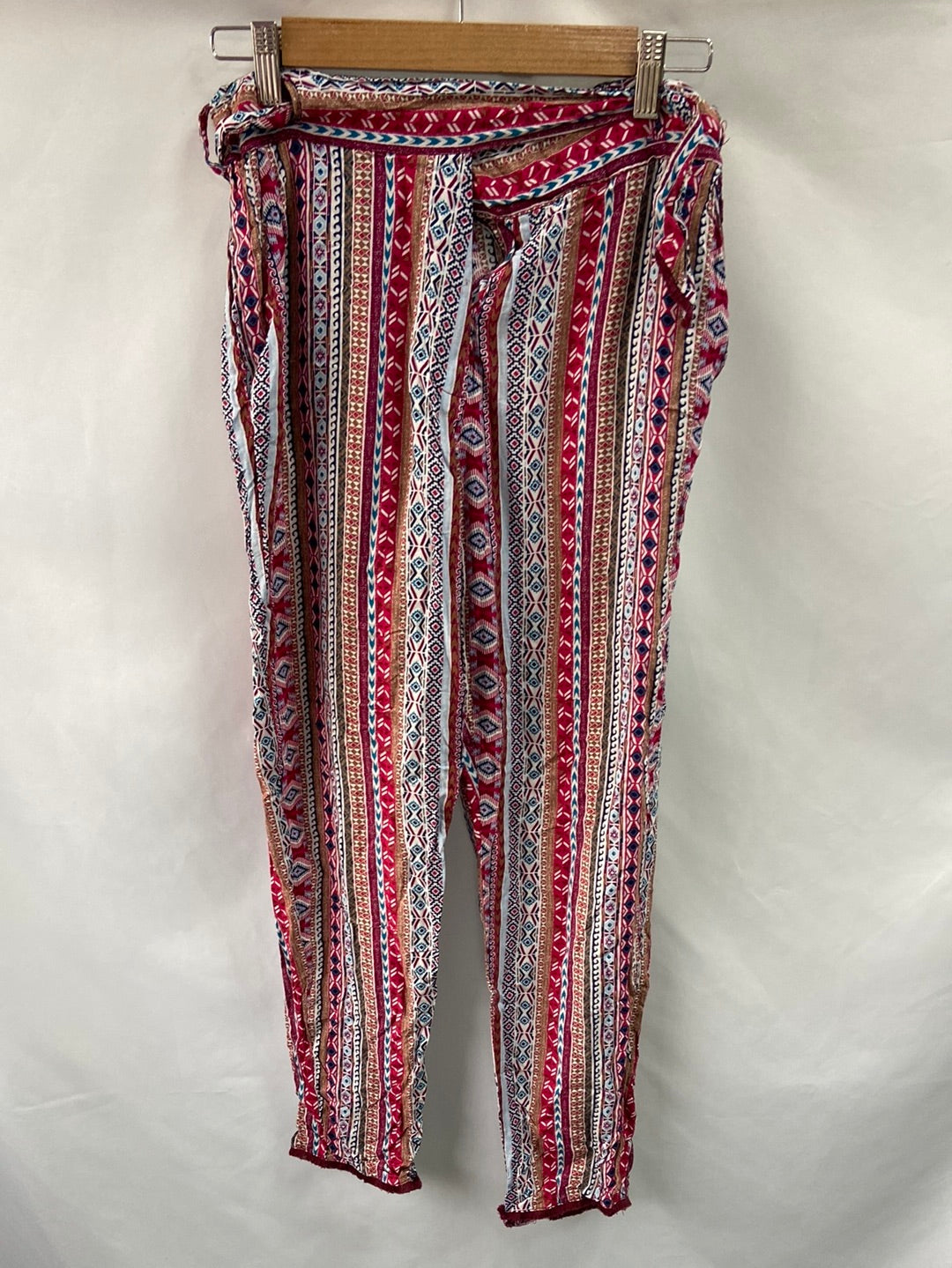 OYSHO.Pantalones estilo hippie lazadas T.M