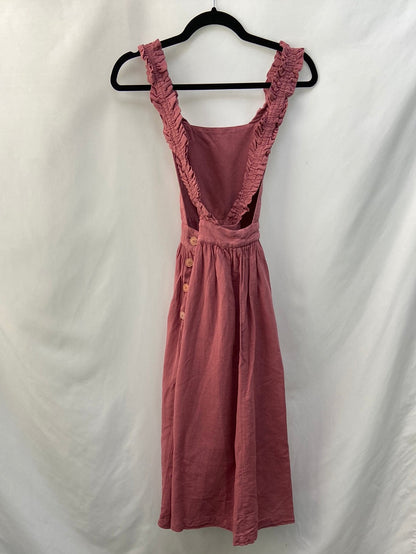 ZARA. Pink TS midi dress