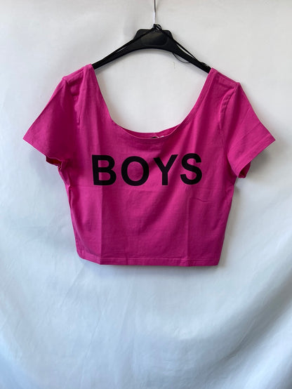 H&amp;M.Pink “boys” T-shirt TL