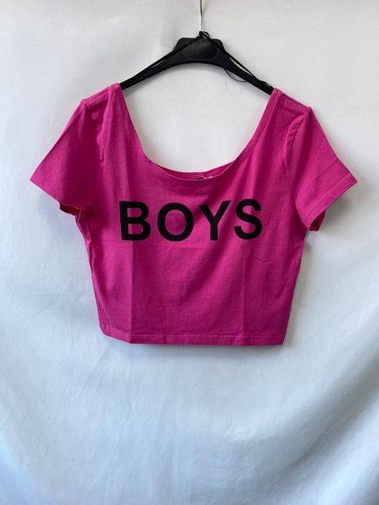 H&amp;M.Pink “boys” T-shirt TL