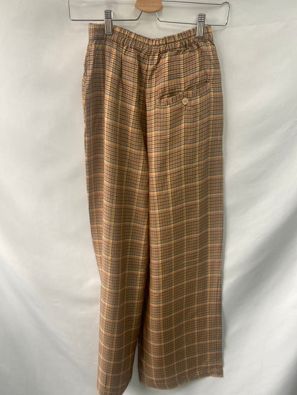 TCN.Pantalones anchos cuadros T.36