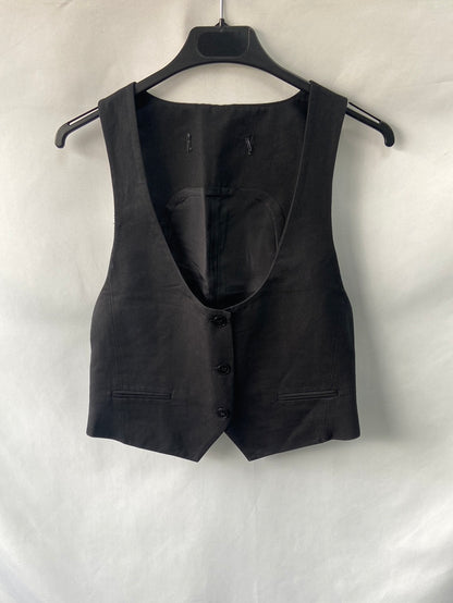 OTRAS.Chaleco negro T.s