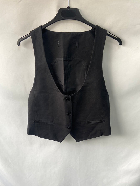 OTRAS.Chaleco negro T.s