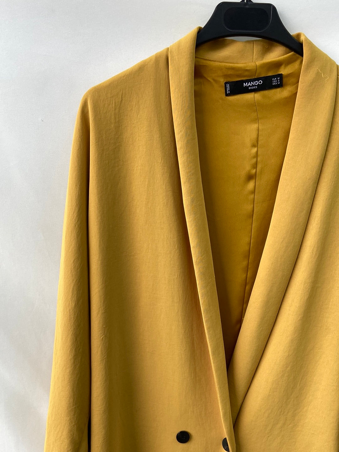 MANGO.Mustard fluid blazer Tm (taraa)