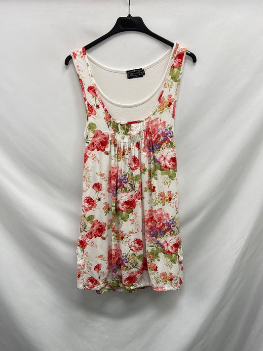 PEPPER FREE. Top flores rosas T.xs