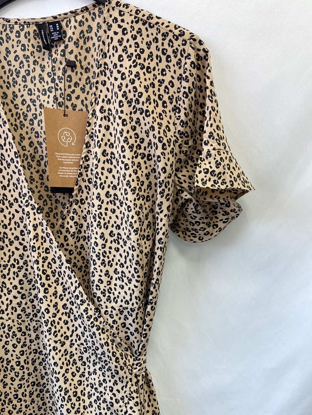 VERO MODA.Animal print wrap dress TM