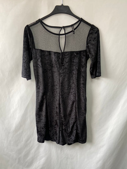 STRADIVARIUS.TS Double Texture Black Jumpsuit