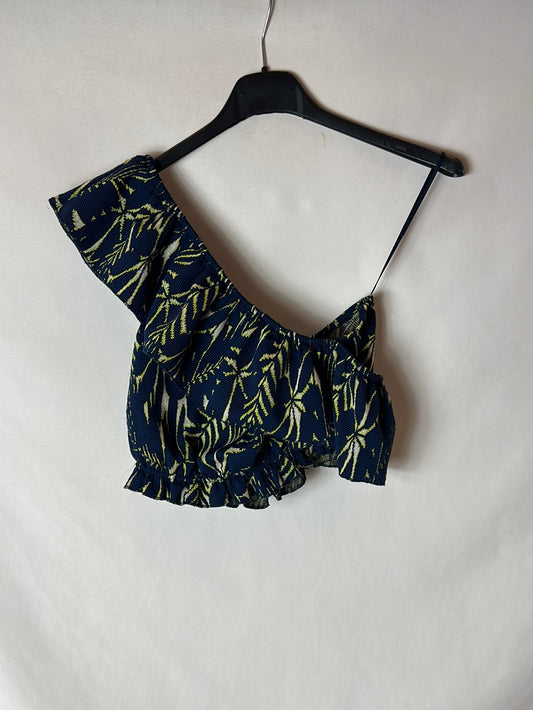 ZARA. Croptop asimétrico T.s