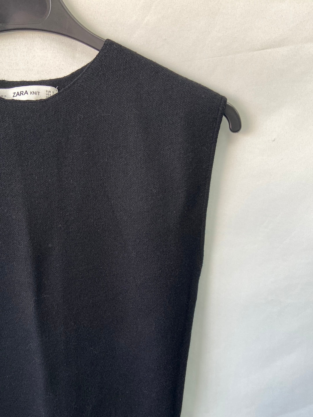 ZARA.Vestido kint bicolor T.s