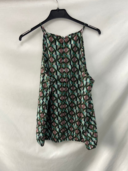 TRUCCO.Top estampado geométrico TU(M/L)