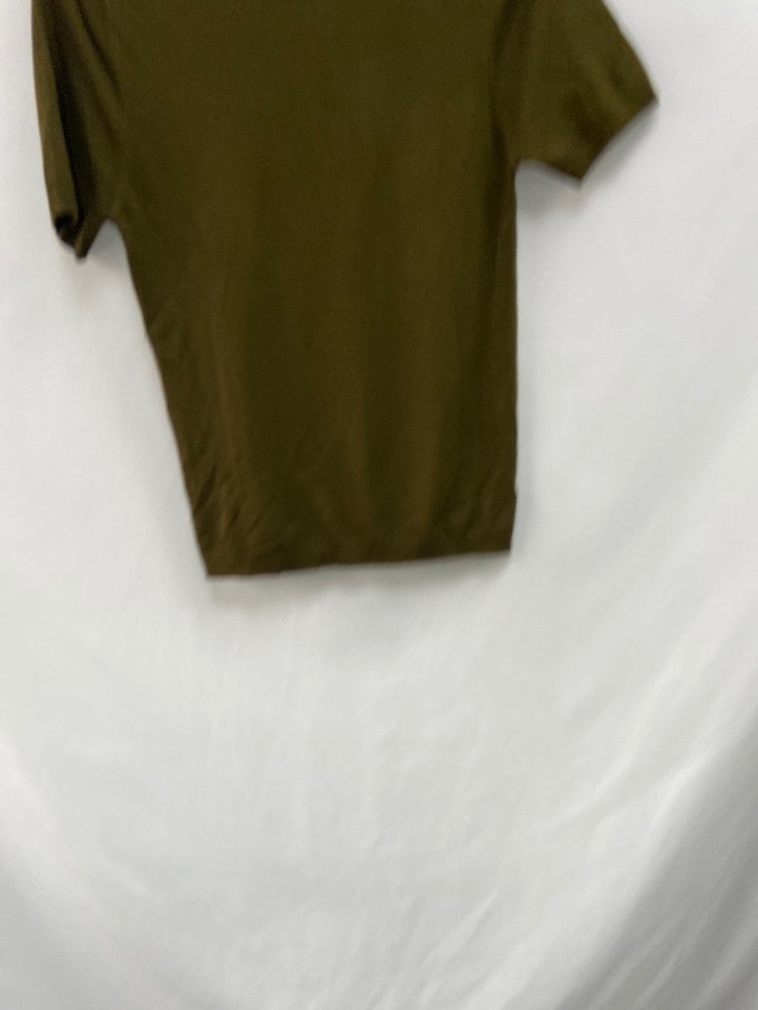 MANGO.Jersey verde caqui manga corta T.S