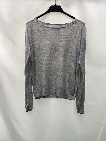 UNIQLO.Jersey gris jaspeado T.M