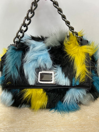 OTHERS.Multicolor fur bag