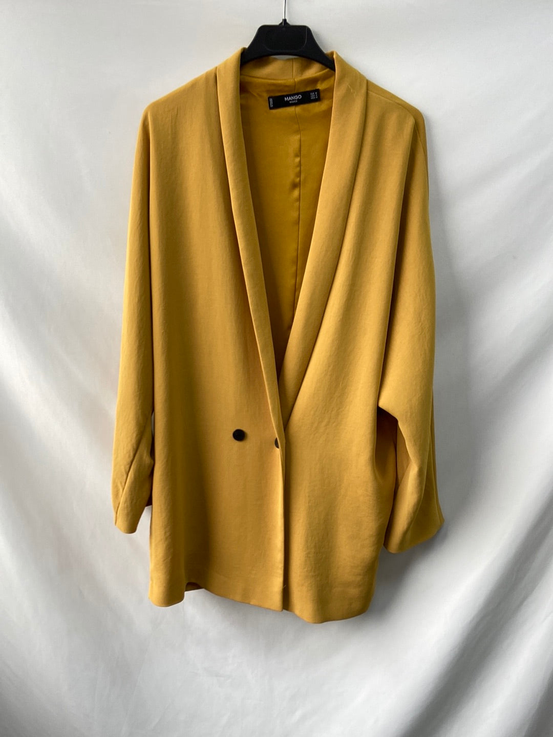 MANGO.Mustard fluid blazer Tm (taraa)