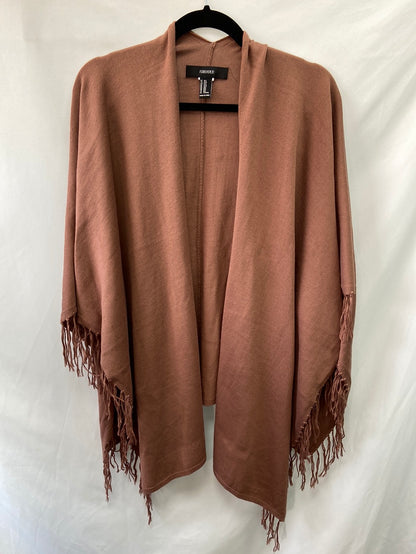 FOREVER21.Bufanda estilo poncho  nude T.M/L