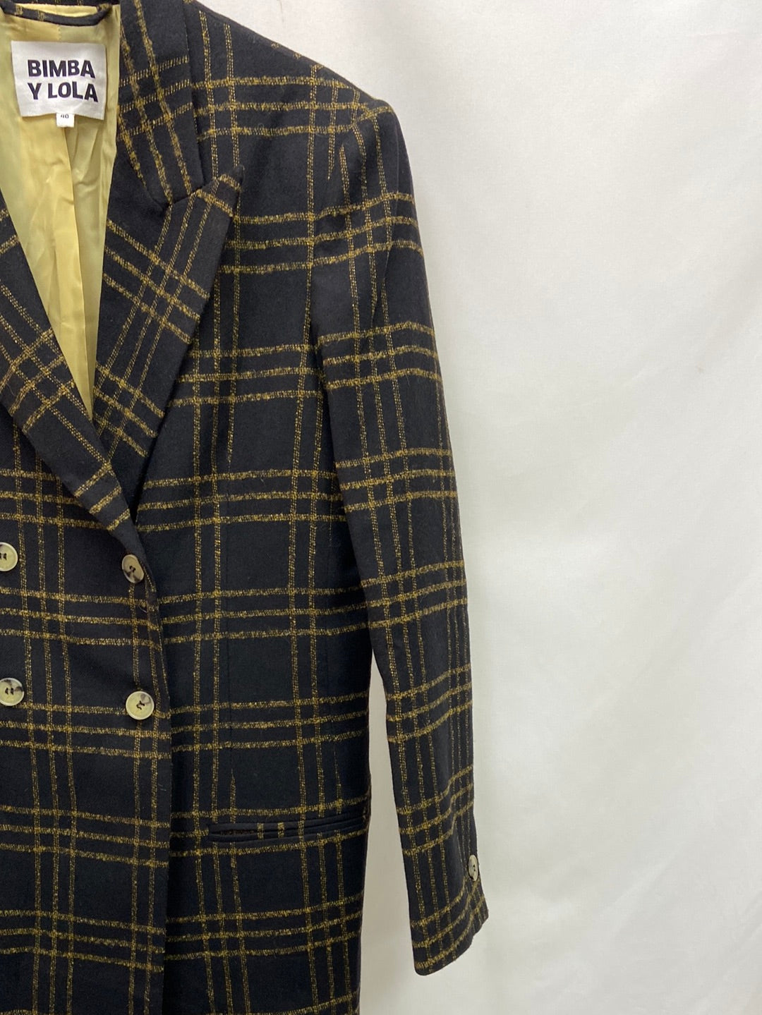 BIMBA Y LOLA. Checkered blazer S.40 (m)