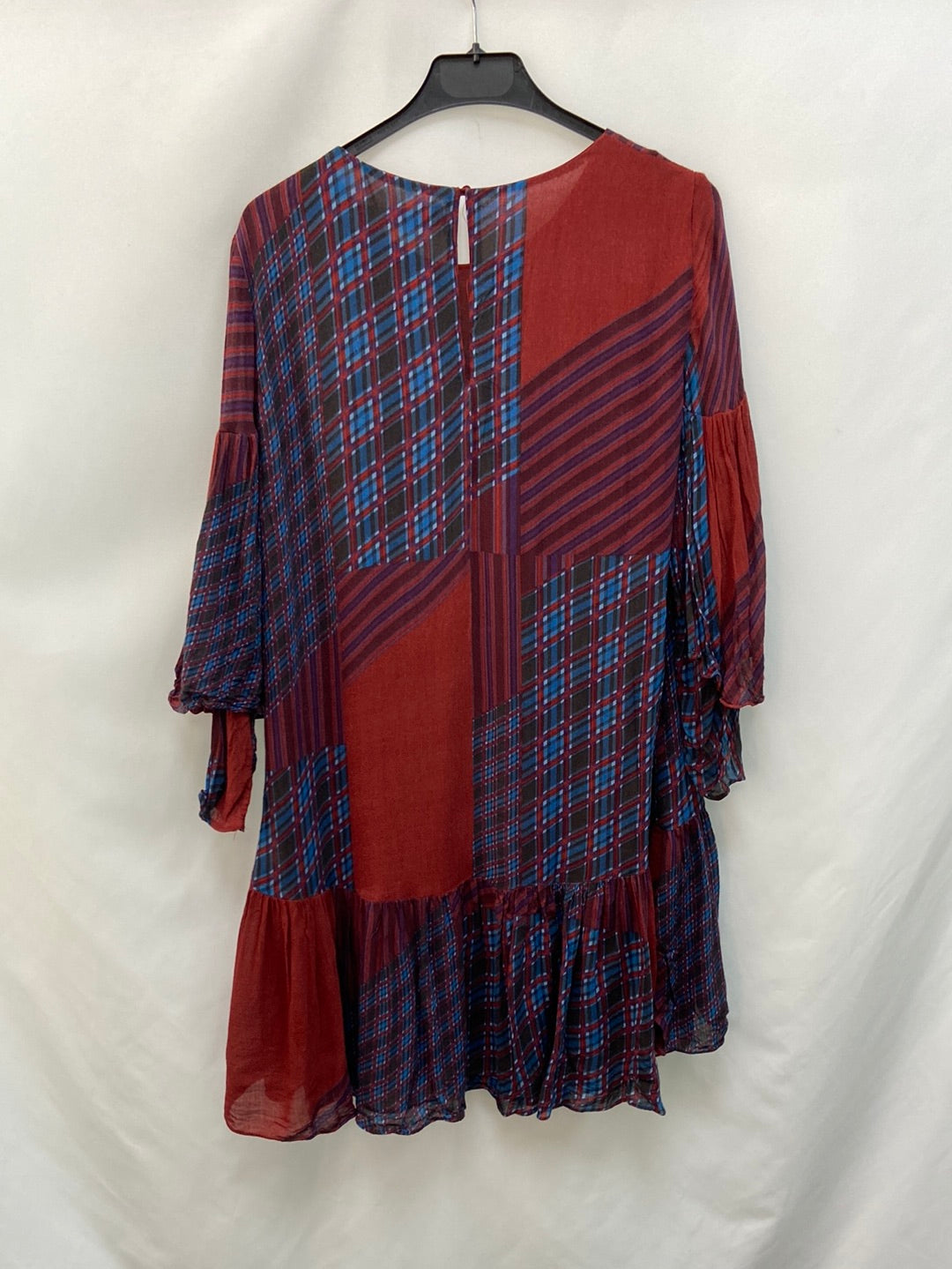 ZARA. Short printed dress T.xs