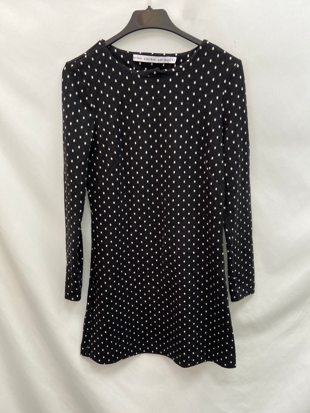 &amp; OTHER STORIES. Black polka dot dress size 34